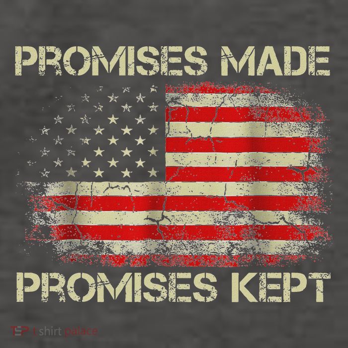 Promises Made Promises Kept Trump Saying Vector Backpack