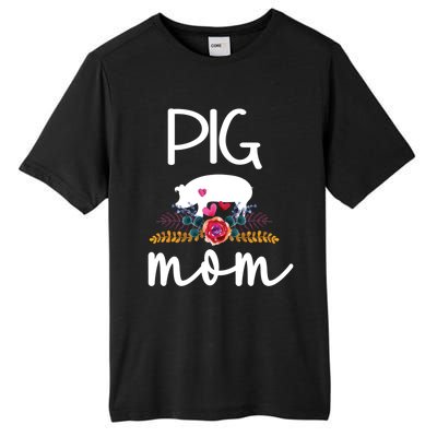 Pig Mom Proud Pig Farmer Pig Owner Pig Mother Gift Tall Fusion ChromaSoft Performance T-Shirt