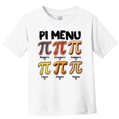 pi menu Toddler T-Shirt