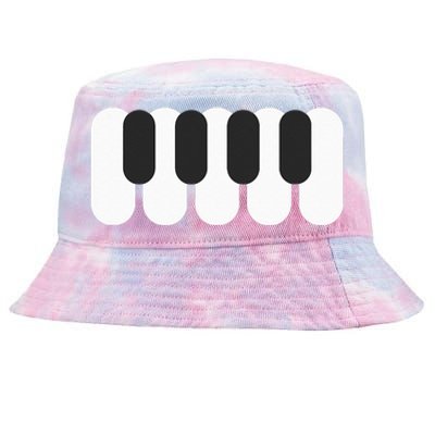 Piano Minimal Tie-Dyed Bucket Hat