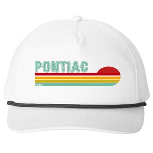 Pontiac Michigan Snapback Five-Panel Rope Hat