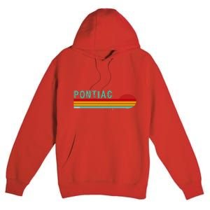 Pontiac Michigan Premium Pullover Hoodie