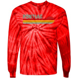 Pontiac Michigan Tie-Dye Long Sleeve Shirt