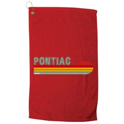 Pontiac Michigan Golf Towel