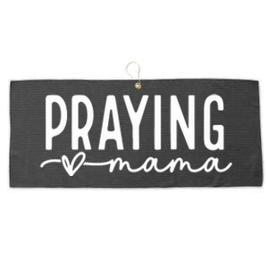 Praying Mama Png Mom Love Like Jesus Large Microfiber Waffle Golf Towel