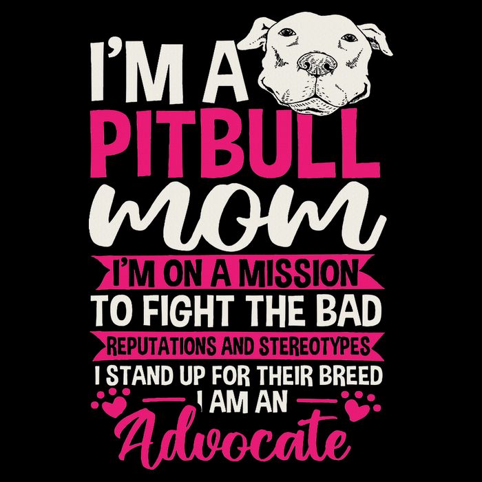 Pitbull Mom Pit Bull Terrier Mommy Pibble Mother's Day Drawstring Bag