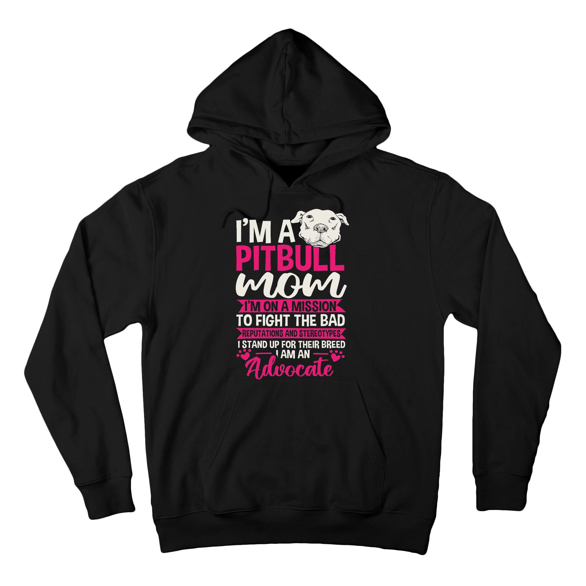 Pitbull Mom Pit Bull Terrier Mommy Pibble Mother's Day Tall Hoodie