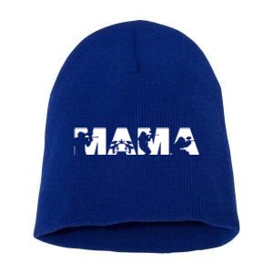 Paintball Mom Paintball Mama Funny Mom Cute Gift Short Acrylic Beanie