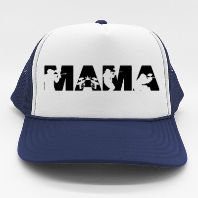 Paintball Mom Paintball Mama Funny Mom Cute Gift Trucker Hat