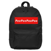 PeePeePooPoo Meme 16 in Basic Backpack