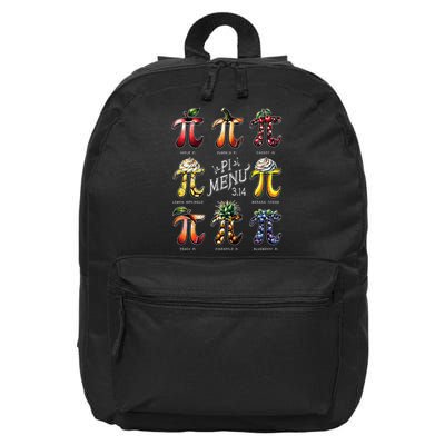 Pi Menu Pi Day 3 16 in Basic Backpack