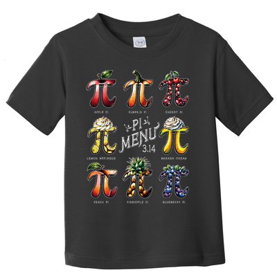 Pi Menu Pi Day 3 Toddler T-Shirt