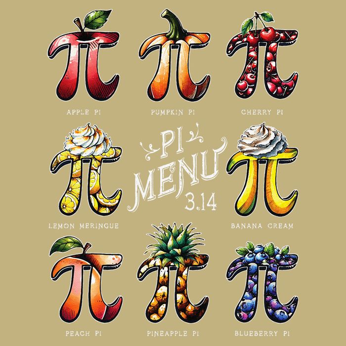 Pi Menu Pi Day 3 Mousepad