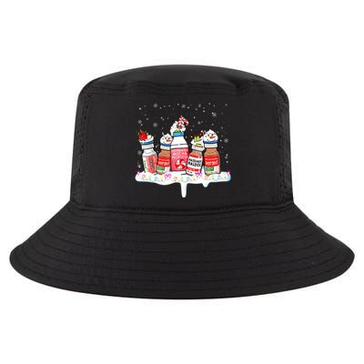 Peppermint Mocha Propofol Cute Christmas Nurse Er Ed Icu Meaningful Gift Cool Comfort Performance Bucket Hat