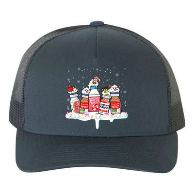 Peppermint Mocha Propofol Cute Christmas Nurse Er Ed Icu Meaningful Gift Yupoong Adult 5-Panel Trucker Hat