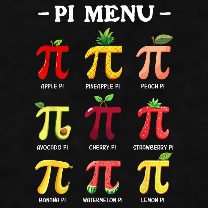 Pi Menu Pi Day 314 Math Teacher Pi Symbol Funny Pie Pun Ladies PosiCharge Tri-Blend Wicking Tank