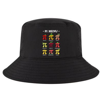 Pi Menu Pi Day 314 Math Teacher Pi Symbol Funny Pie Pun Cool Comfort Performance Bucket Hat