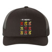 Pi Menu Pi Day 314 Math Teacher Pi Symbol Funny Pie Pun Yupoong Adult 5-Panel Trucker Hat