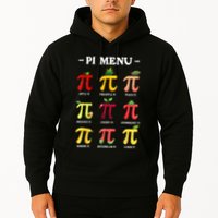 Pi Menu Pi Day 314 Math Teacher Pi Symbol Funny Pie Pun Hoodie