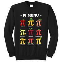 Pi Menu Pi Day 314 Math Teacher Pi Symbol Funny Pie Pun Sweatshirt