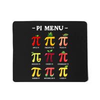 Pi Menu Pi Day 314 Math Teacher Pi Symbol Funny Pie Pun Mousepad