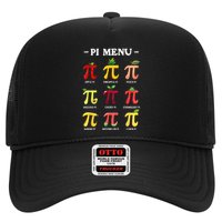 Pi Menu Pi Day 314 Math Teacher Pi Symbol Funny Pie Pun Trucker Hat
