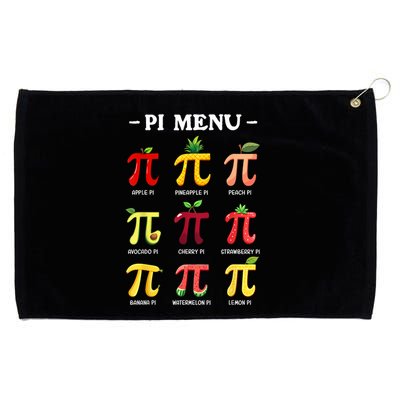 Pi Menu Pi Day 314 Math Teacher Pi Symbol Funny Pie Pun Grommeted Golf Towel