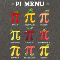 Pi Menu Pi Day 314 Math Teacher Pi Symbol Funny Pie Pun Cotton Canvas Backpack