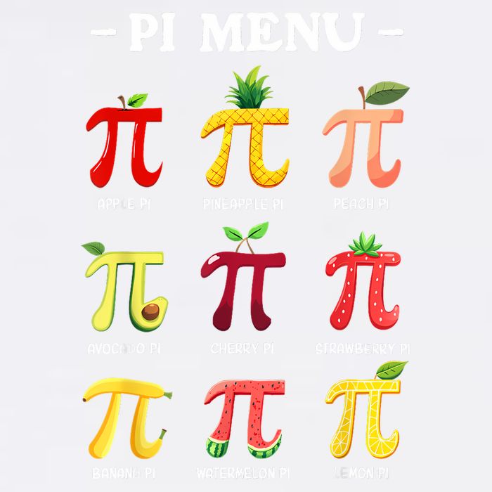 Pi Menu Pi Day 314 Math Teacher Pi Symbol Funny Pie Pun Garment-Dyed Sweatshirt