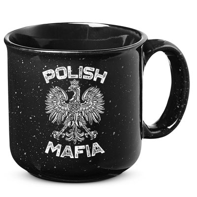 Polish Mafia Poland Polish Eagle Polska Dyngus Day 15oz Campfire Ceramic Mug