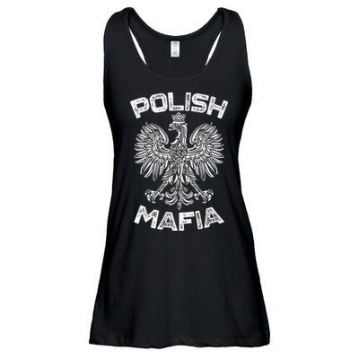 Polish Mafia Poland Polish Eagle Polska Dyngus Day Ladies Essential Flowy Tank