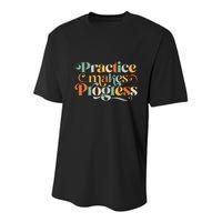 Practice Makes Progress Over Perfection Positive Motivation Youth Performance Sprint T-Shirt