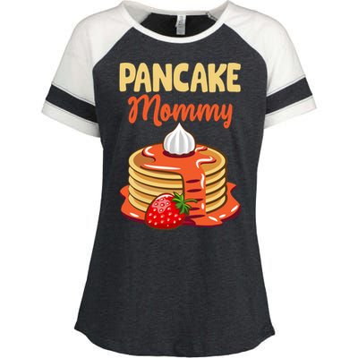 Pancake Mother Pancake Mom Happy MotherS Day Gift Enza Ladies Jersey Colorblock Tee