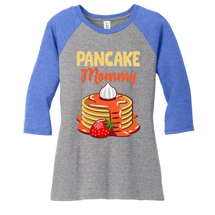 Pancake Mother Pancake Mom Happy MotherS Day Gift Women's Tri-Blend 3/4-Sleeve Raglan Shirt