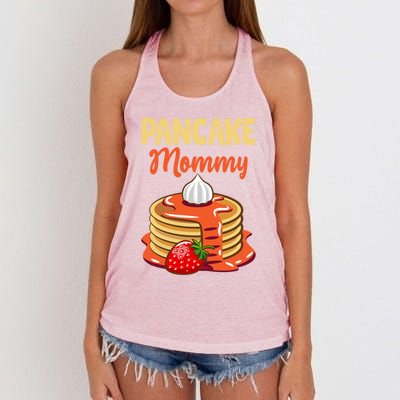 Pancake Mother Pancake Mom Happy MotherS Day Gift Women's Knotted Racerback Tank