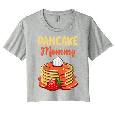 Pancake Mother Pancake Mom Happy MotherS Day Gift Women's Crop Top Tee