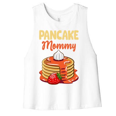 Pancake Mother Pancake Mom Happy MotherS Day Gift Women's Racerback Cropped Tank