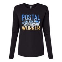 Postman Mailman Postal Worker Womens Cotton Relaxed Long Sleeve T-Shirt