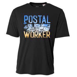 Postman Mailman Postal Worker Cooling Performance Crew T-Shirt