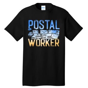 Postman Mailman Postal Worker Tall T-Shirt