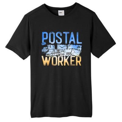 Postman Mailman Postal Worker Tall Fusion ChromaSoft Performance T-Shirt