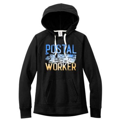 Postman Mailman Postal Worker Women's Fleece Hoodie