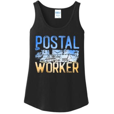 Postman Mailman Postal Worker Ladies Essential Tank