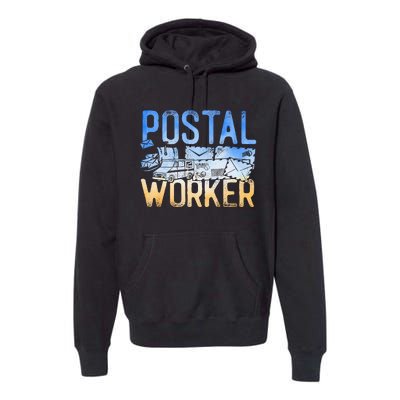 Postman Mailman Postal Worker Premium Hoodie