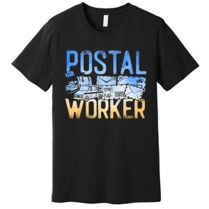 Postman Mailman Postal Worker Premium T-Shirt