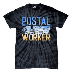 Postman Mailman Postal Worker Tie-Dye T-Shirt