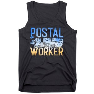 Postman Mailman Postal Worker Tank Top