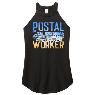 Postman Mailman Postal Worker Women’s Perfect Tri Rocker Tank