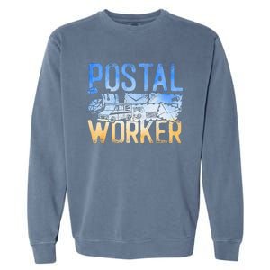 Postman Mailman Postal Worker Garment-Dyed Sweatshirt