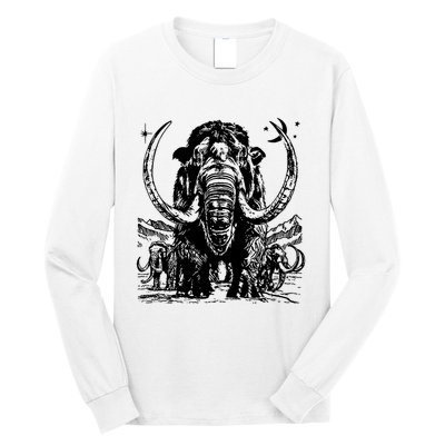 Prehistoric Mammoth Long Sleeve Shirt